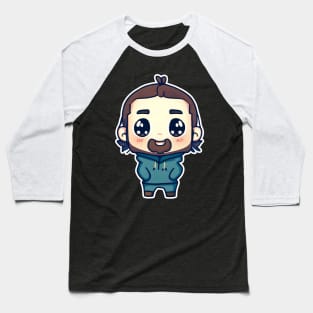 Post Malone Kawaii Illustration Baseball T-Shirt